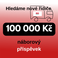 Náborový příspěvek pro nové řidiče MKD 100 000 Kč